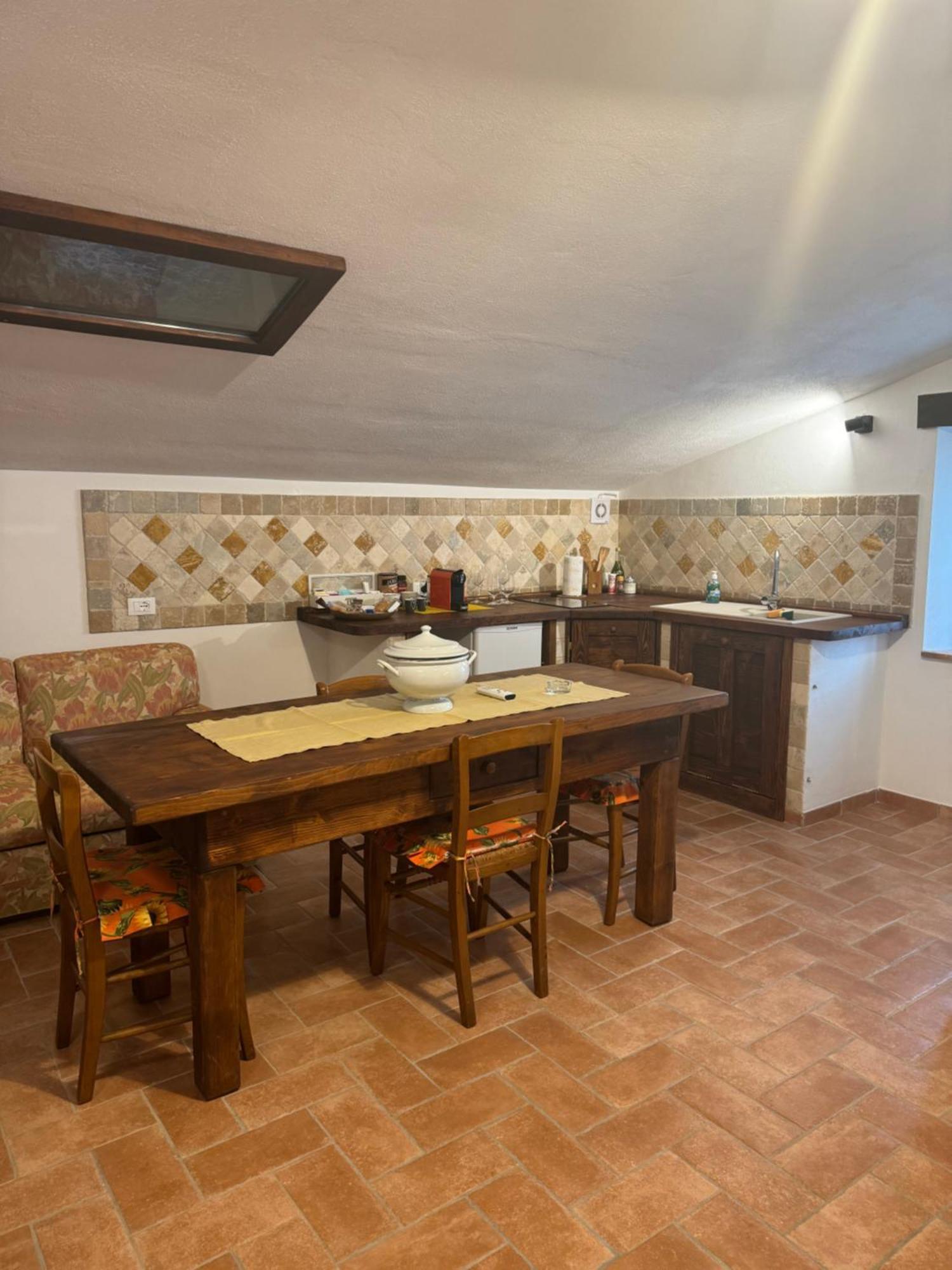 Casa Garoselli Apartment Monticchiello Luaran gambar